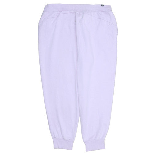 Puma Women Purple 2XL Fleece Jogger Sweatpants