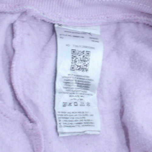 Puma Women Purple 2XL Fleece Jogger Sweatpants
