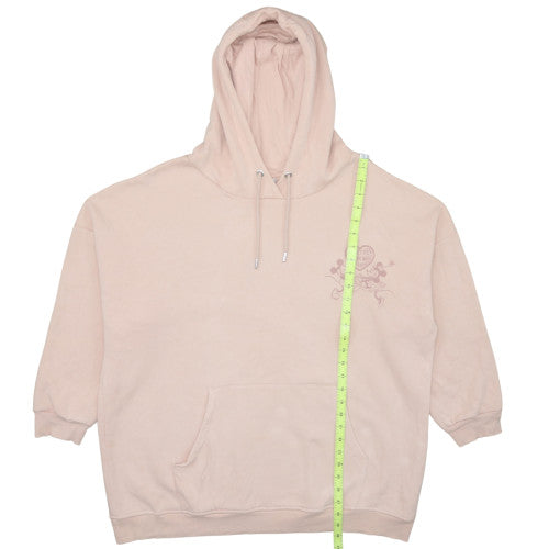 Primark Cares Disney Womens Beige Hoodie L Organic Cotton Mickey & Minnie