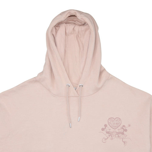 Primark Cares Disney Womens Beige Hoodie L Organic Cotton Mickey & Minnie