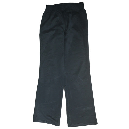 Under Armour Womens Black Semi-Fitted Track Pants Size S Polyester
