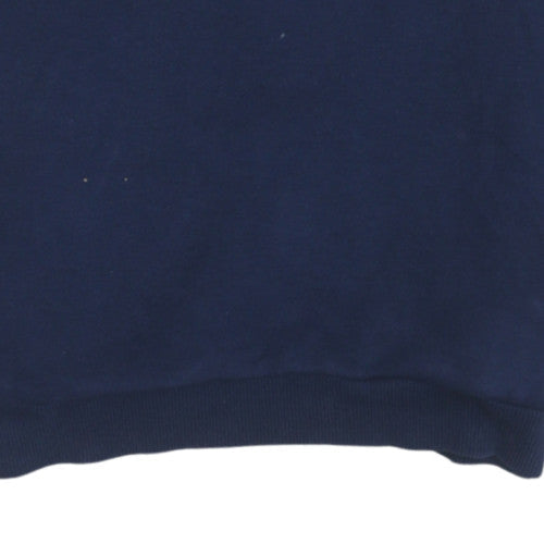 Puma Boys Blue Pullover Hoodie 13-14 Years Fleece Sports Logo Sweatshirt
