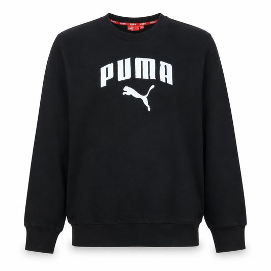 Puma Mens Black XXL Crew Neck Pullover Sweatshirt