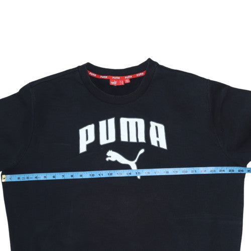Puma Mens Black XXL Crew Neck Pullover Sweatshirt