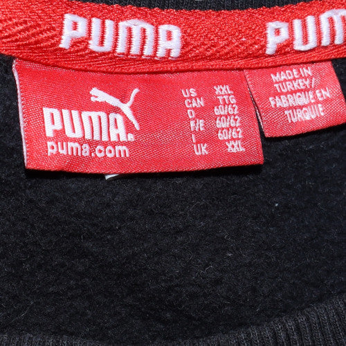 Puma Mens Black XXL Crew Neck Pullover Sweatshirt
