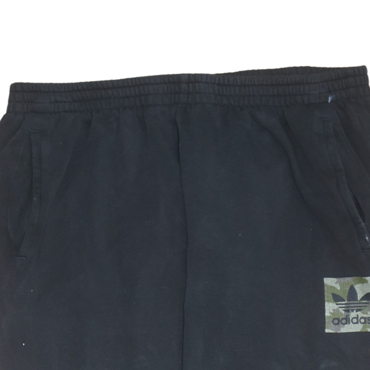 adidas Mens Black 2XL Jogger Sweatpants Fleece Activewear Trousers