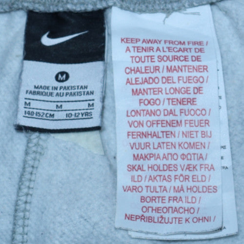 Nike Boys Grey M 10-12 Years Track Pants Sweatpants Jogger Style