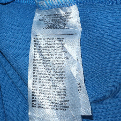 Nike Boys Blue Full Zip Hoodie Size 10-11 Years Regular Fit