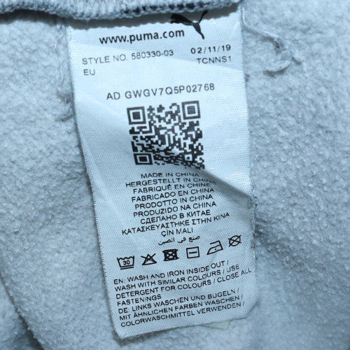 Puma Boys Grey Full Zip Hoodie Sweatshirt 13-14 Years Classic Style