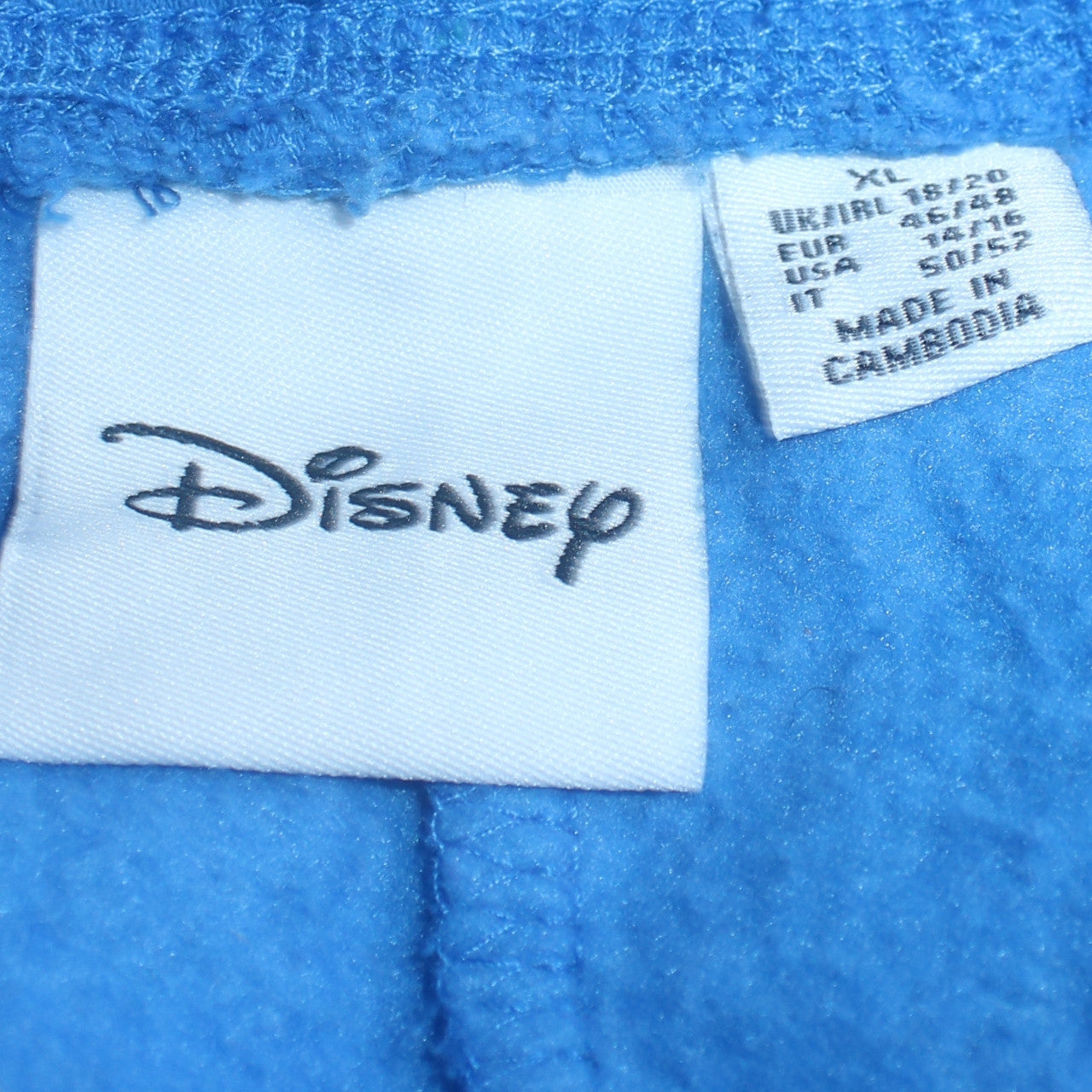 Disney Women Blue Stitch Jogger Trousers XL Fleece Sweatpants