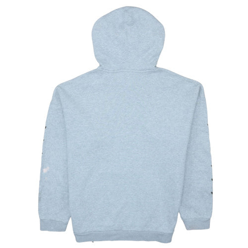 Adidas Womens Grey Size 12 Pullover Hoodie with Logo Accents