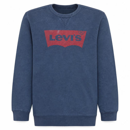 Levi's Men's Blue Logo Crew Neck Sweatshirt Size M