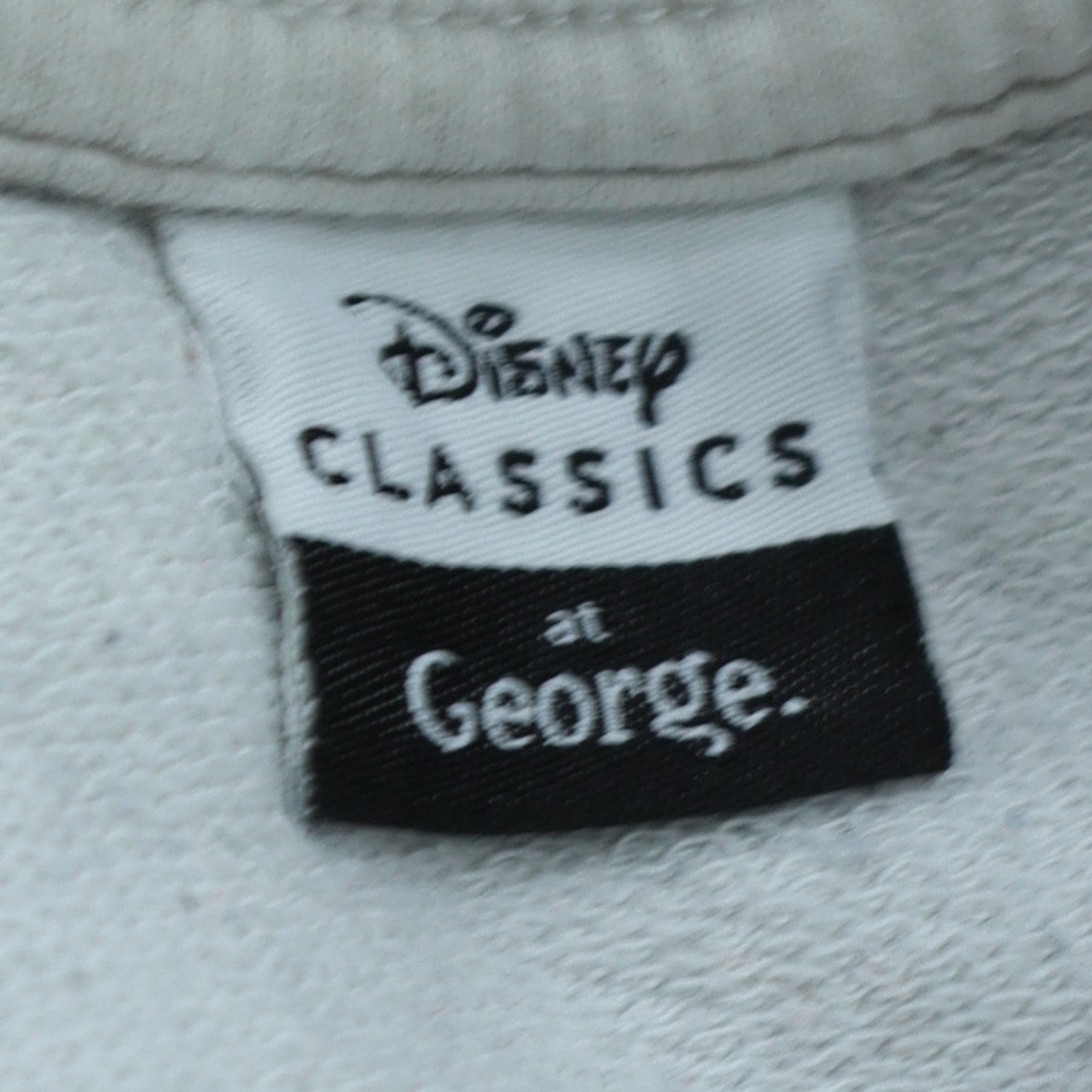 Disney Classics at George Women’s Grey Stitch Sweatshirt L 16-18 Pullover