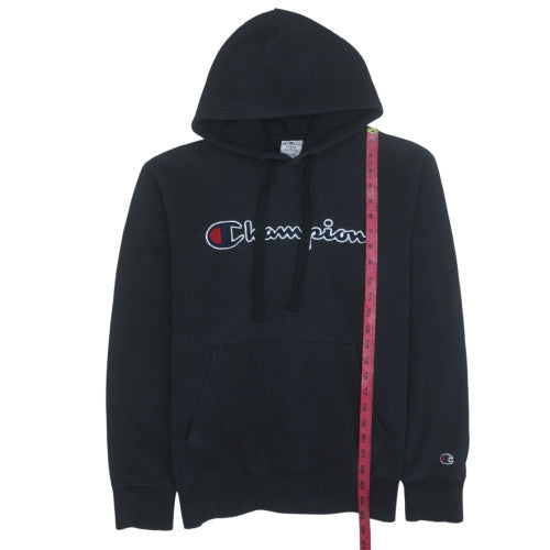 Napapijri Men's Navy Blue Pullover Hoodie Size M Cotton Logo