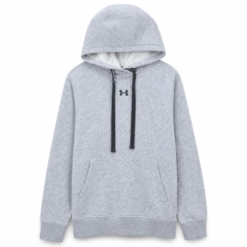 Under Armour Men's Grey Pullover Hoodie Size S Relaxed Fit Fleece