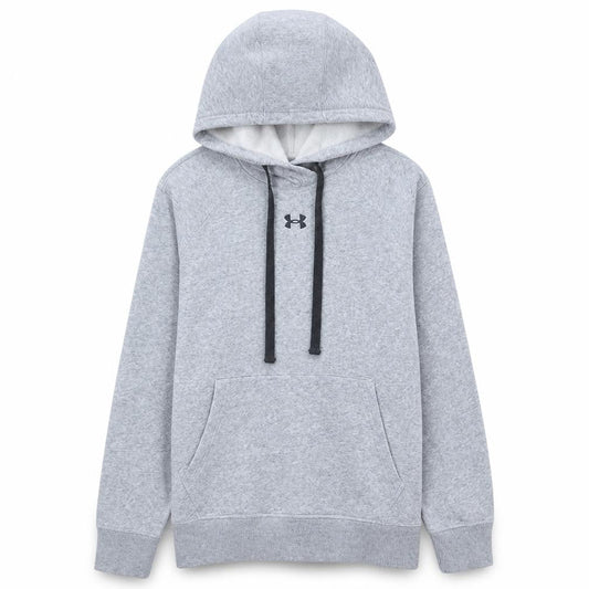 Under Armour Men's Grey Pullover Hoodie Size S Relaxed Fit Fleece