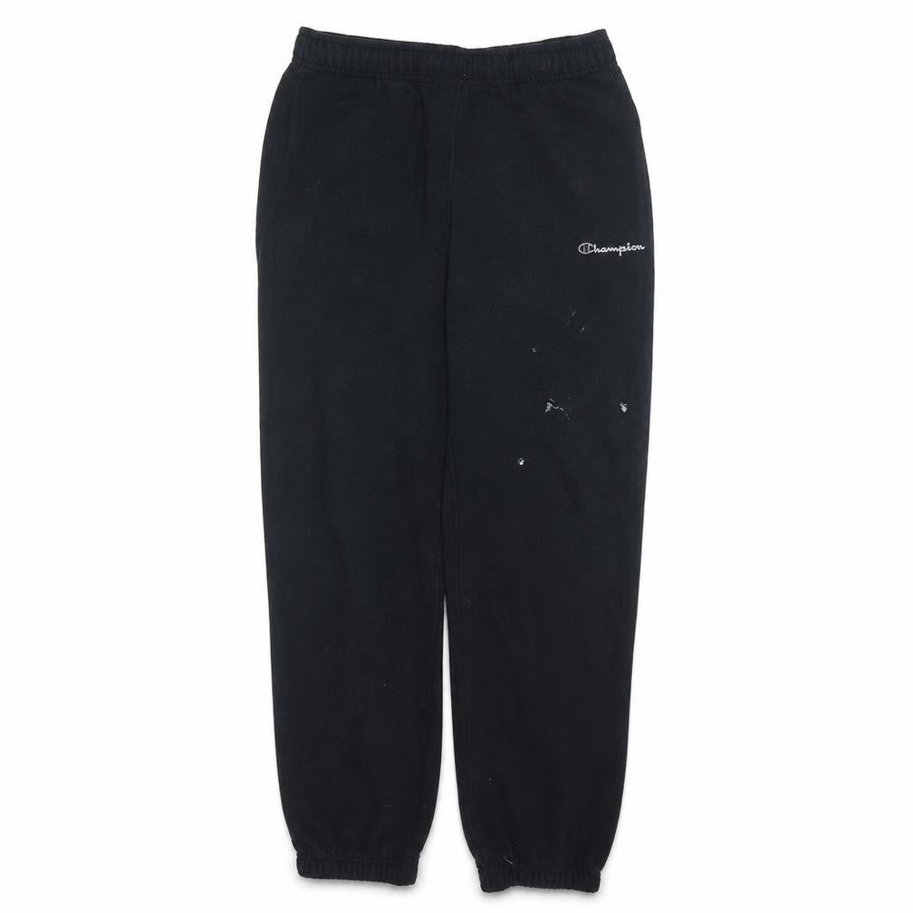 Champion Men's Black Sweatpants Medium Regular Fit Elastic Waist