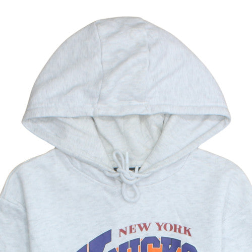 NBA Men’s Grey New York Knicks Pullover Hoodie M Sportswear