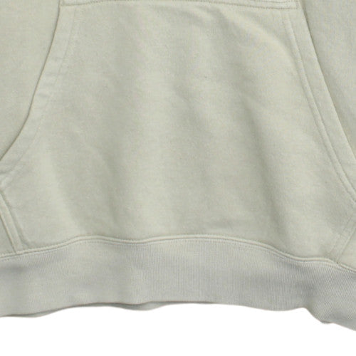 Champion Men's Beige Pullover Hoodie Medium Fleece Logo Sweatshirt