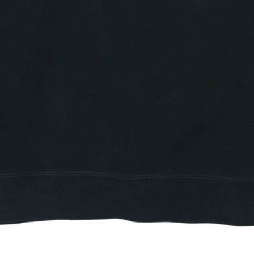 Nike Womens Black Crew Neck Pullover Sweatshirt M Cotton Blend