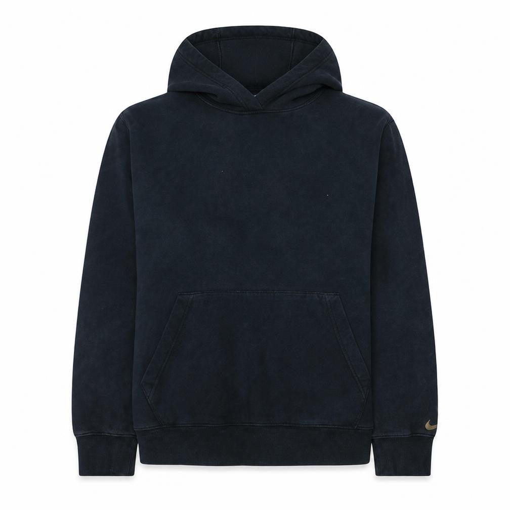 Nike Womens Black Pullover Hoodie L Cotton Blend Casual Sweatshirt
