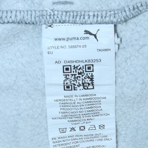 Puma Boys Grey Pullover Hoodie Size 15-16 Years Classic Logo Style