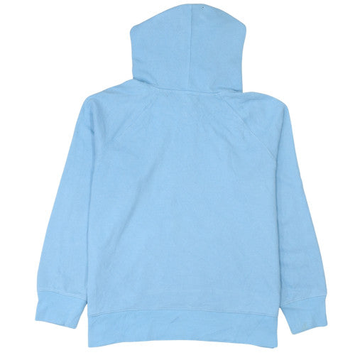 Levi's Mens Blue Pullover Hoodie M Graphic Logo Cotton Blend