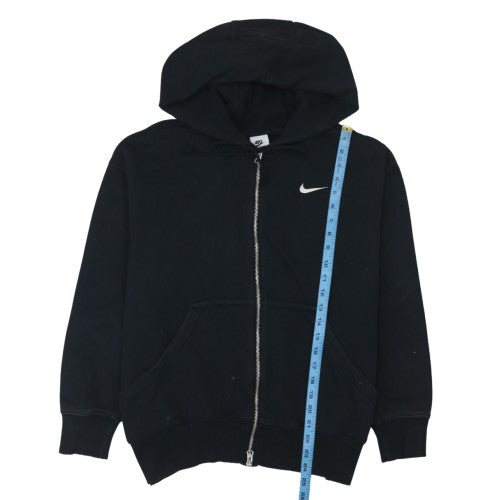 Nike Men’s Black Full Zip Hoodie Sweatshirt Size S Fleece Sportswear