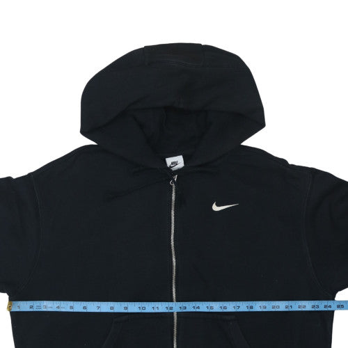 Nike Men’s Black Full Zip Hoodie Sweatshirt Size S Fleece Sportswear