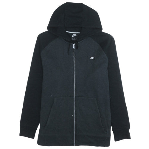 Nike Men's Black XL Full Zip Fleece Hoodie Sweatshirt