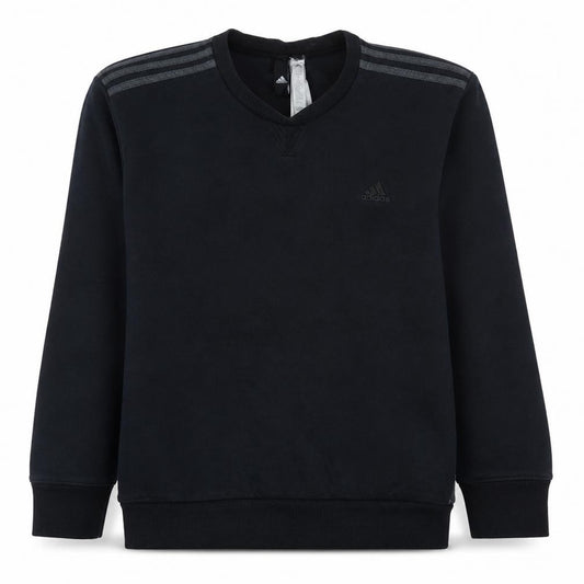 Adidas Mens Black XL Sweatshirt Crew Neck Long Sleeve Logo Pullover