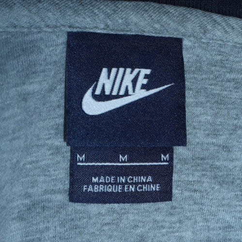 Nike Men's Navy Full Zip Hoodie M Classic Fleece Sweatshirt