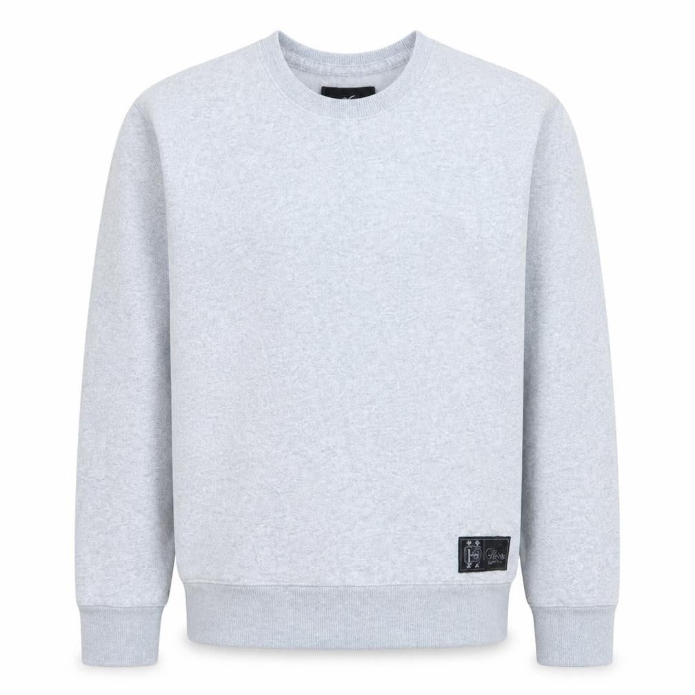 Hollister Mens Grey Fleece Crew Neck Pullover Sweatshirt XS