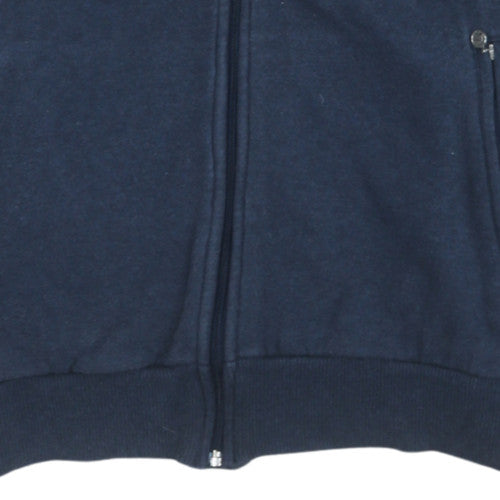Nike Men's Blue Full Zip Fleece Sweatshirt Jacket Size M