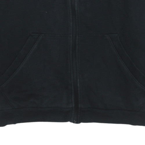 Puma Mens Black Full Zip Sports Sweatshirt L Fleece Jacket