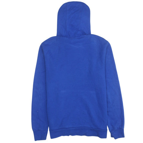Adidas Boys Blue Pullover Hoodie 164cm Age 13 Logo Cotton Sweatshirt