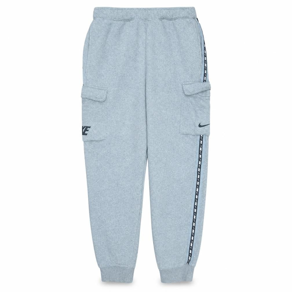 Nike Men's Grey Jogger Fleece Cargo Sweatpants L Regular Fit