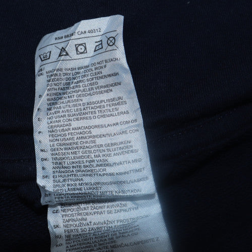 Adidas Mens Blue Full Zip Hoodie Size L Regular Fit Fleece