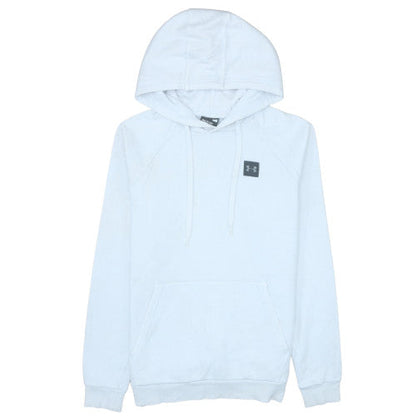Under Armour Men's White Pullover Hoodie Small Lightweight Fleece