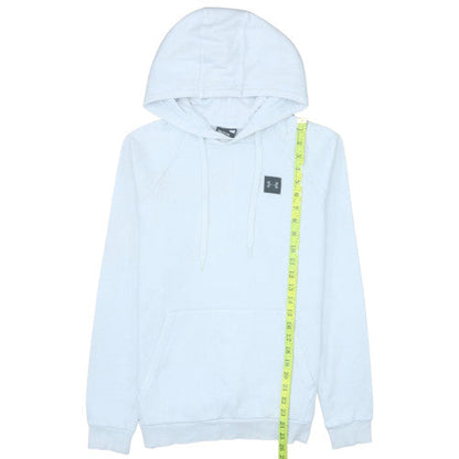 Under Armour Men's White Pullover Hoodie Small Lightweight Fleece