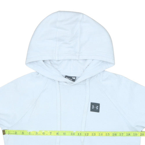 Under Armour Men's White Pullover Hoodie Small Lightweight Fleece