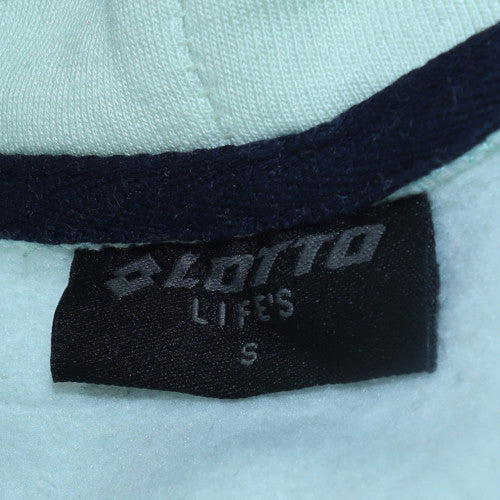 Lotto Men's White Pullover Hoodie S Fleece Sportswear