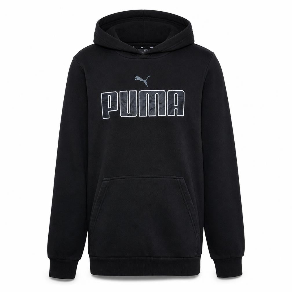 Puma Men's Black Pullover Hoodie Sweatshirt Size S Regular Fit