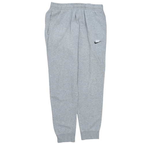 Nike Men's Grey Jogger Sweatpants M Regular Fit Fleece Activewear