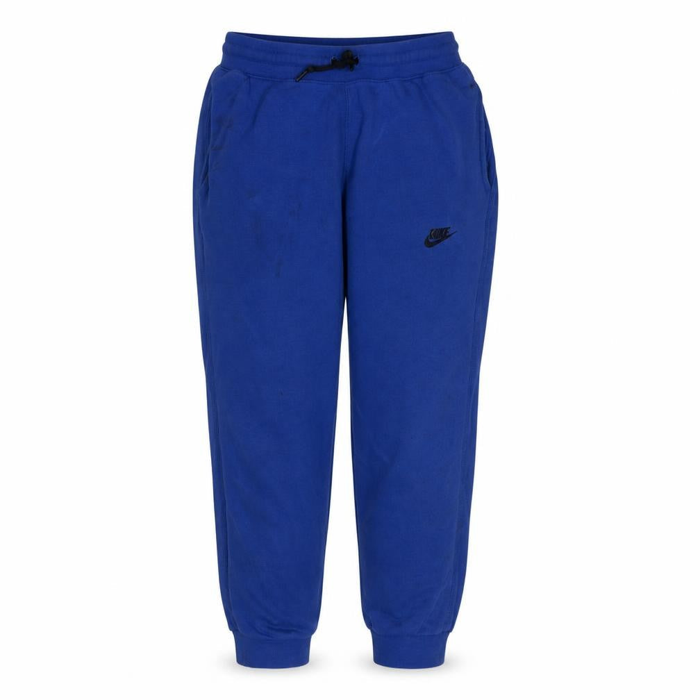 Nike Men's Blue Jogger Trousers Size S Cotton Tapered Fit