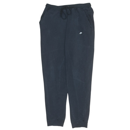 Nike Men's Black Fleece Jogger Sweatpants L Regular Fit Activewear