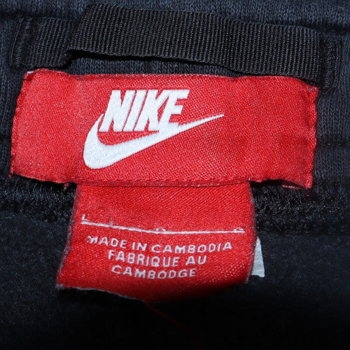 Nike Men's Black Fleece Jogger Sweatpants L Regular Fit Activewear