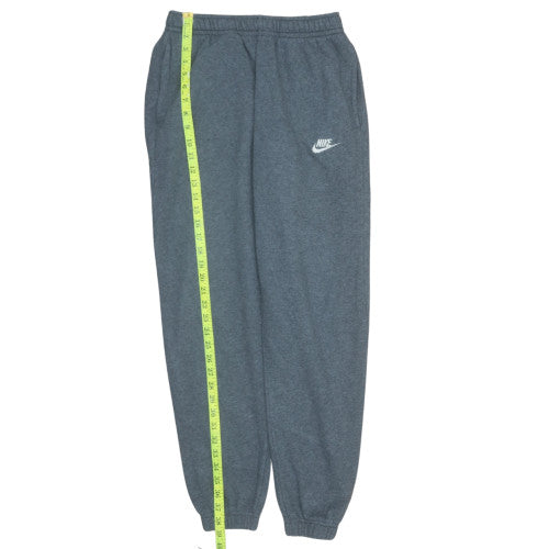 Nike Men’s Grey Fleece Joggers Size S Regular Fit Elastic Waist