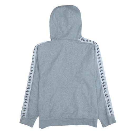 Nike Men's Grey Pullover Hoodie M Regular Fit Fleece Sweatshirt