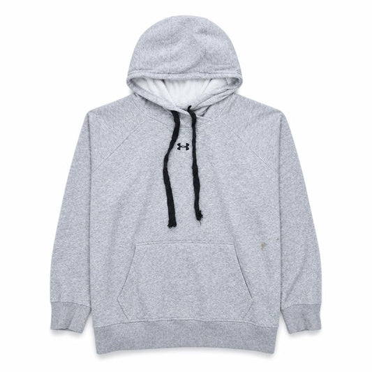 Under Armour Men's Grey XL Pullover Hoodie Loose Fit Fleece Sweatshirt